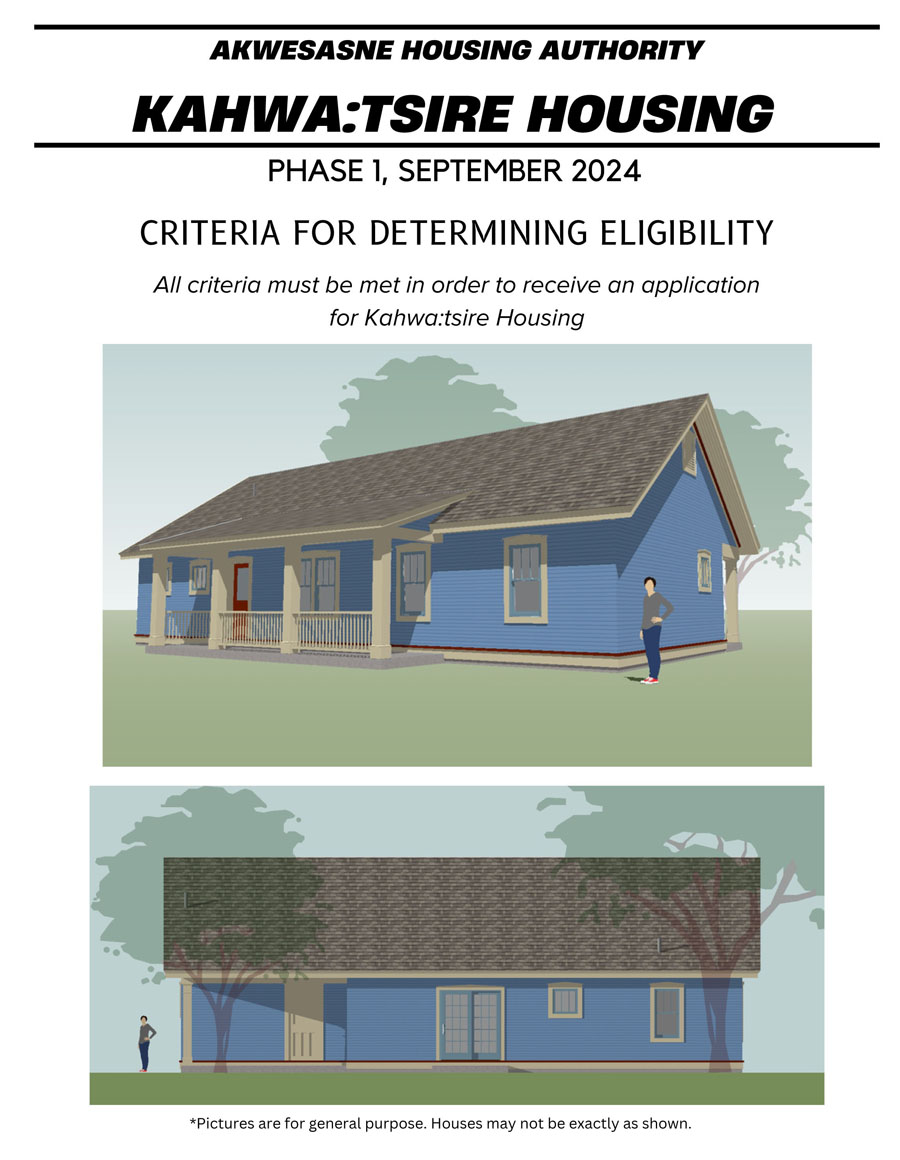 KAHWA:TSIRE HOUSING CRITERIA 1